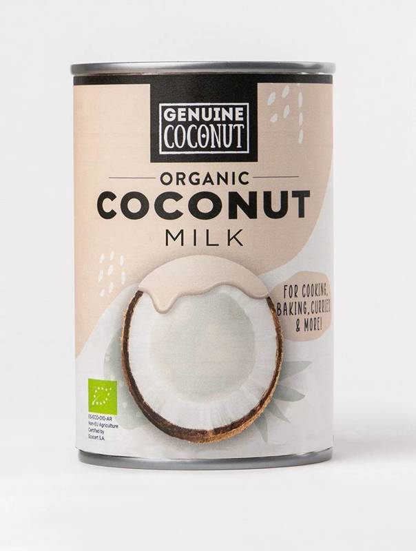 Napój kokosowy (17 % tłuszczu) bezglutenowy Bio 400ml - Genuine Coconut