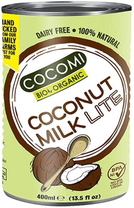 Napój kokosowy light (9% tłuszczu) BIO 400ml puszka - Cocomi