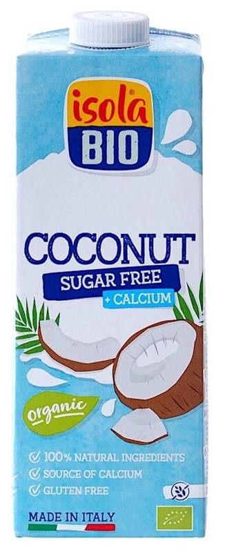 Napój kokosowy z wapniem bez cukru BIO 1l - Isola Bio