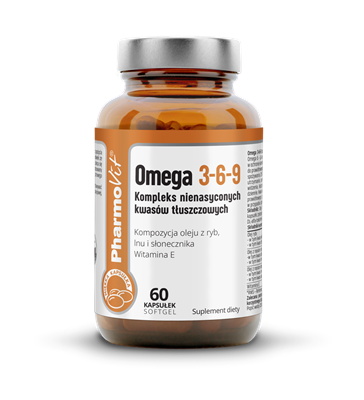 OMEGA 3-6-9 60 KAPSUŁEK 82,2 g - PHARMOVIT (CLEAN LABEL)