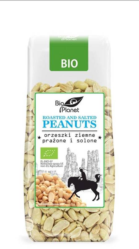 ORZESZKI ZIEMNE PRAŻONE I SOLONE BIO 150 g - BIO PLANET