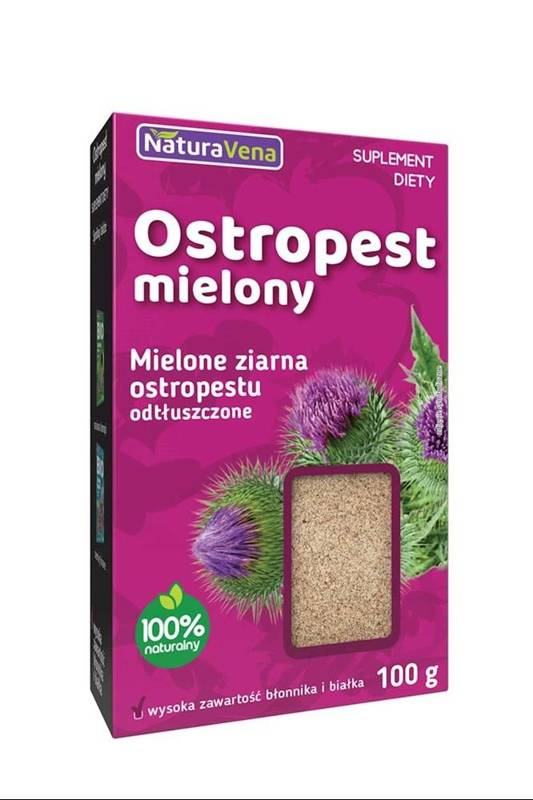 OSTROPEST MIELONY ODTŁUSZCZONY 100 g - NATURAVENA