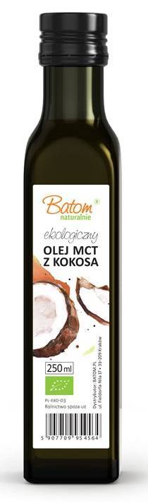 Olej MCT z kokosa Bio 250ml - Batom