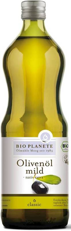 Oliwa z oliwek extra virgin łagodna Bio 1 L - Bio Planete 