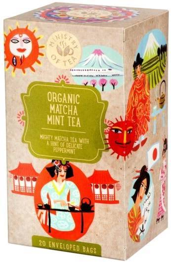 Organic Matcha Mint Tea 34g - Ministry Of Tea 