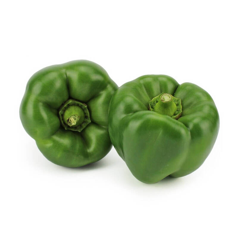 PAPRYKA ZIELONA ŚWIEŻA BIO (około 0,40 kg)