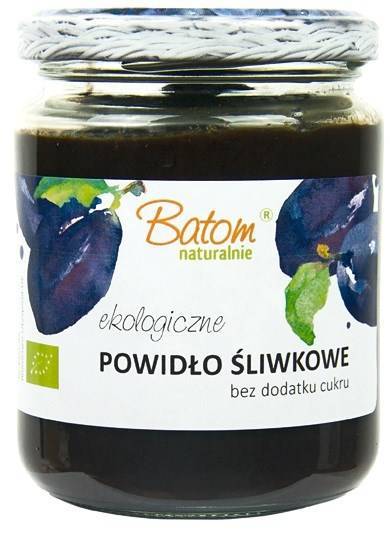 POWIDŁO ZE ŚLIWKI WĘGIERKI BEZ DODATKU CUKRU BIO 270 g - BATOM