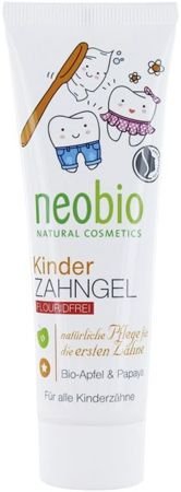 Pasta (żel) do mycia zębów dla dzieci jabłko i papaja ECO 50 ml - NeoBio