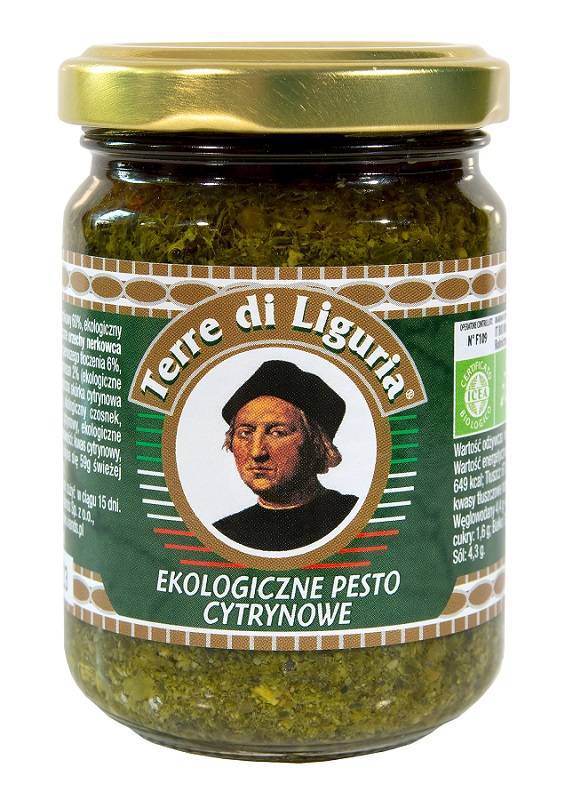 Pesto cytrynowe BIO 135g - Terre Di Liguria