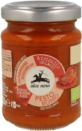 Pesto czerwone z suszonych pomidorów Bio 130g - Alce Nero 