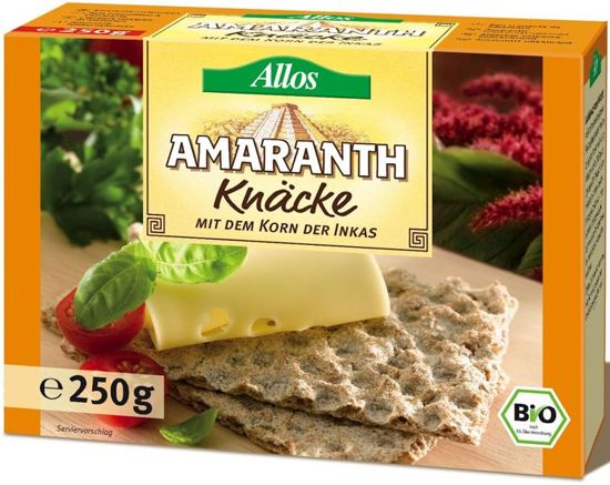 Pieczywo chrupkie amarantusowe Bio 250g - Allos