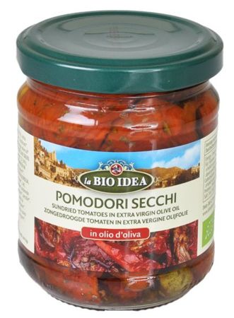 Pomidory suszone w oliwie z oliwek Bio 190g - La Bio Idea