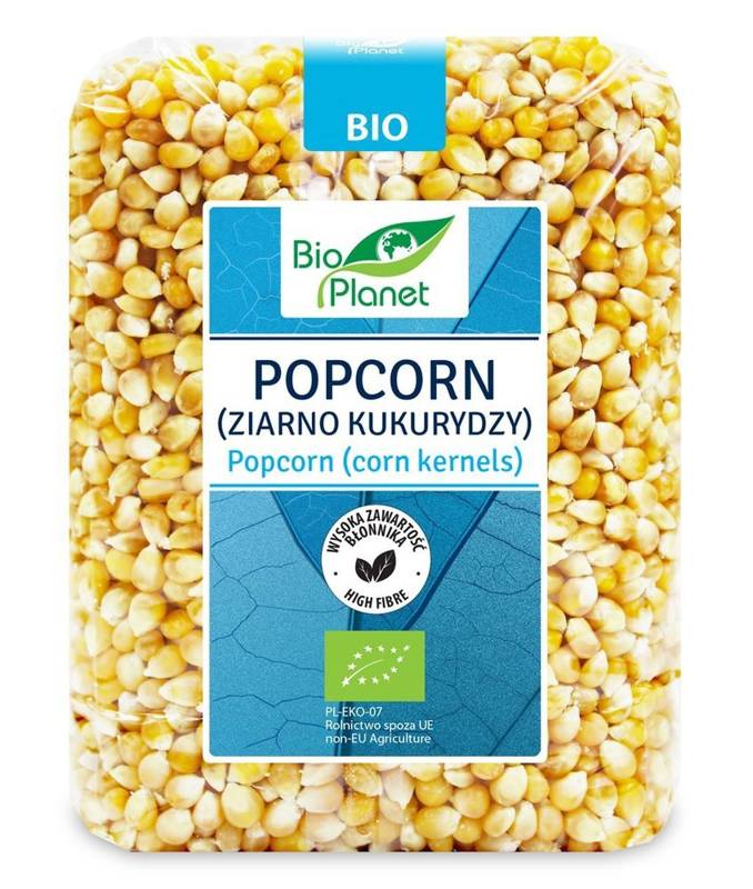 Popcorn (ziarno kukurydzy) Bio 1 kg - Bio Planet