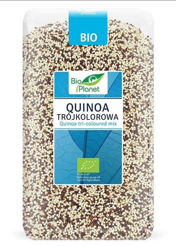 QUINOA TRÓJKOLOROWA BIO 1 kg - BIO PLANET