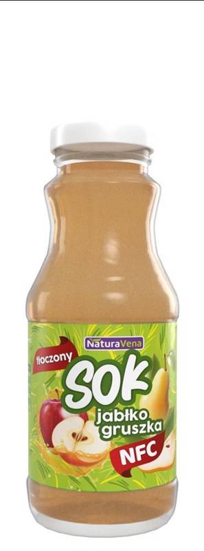 SOK JABŁKOWO-GRUSZKOWY NFC 250 ml - NATURAVENA