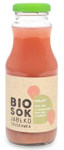 SOK JABŁKOWO - TRUSKAWKOWY NFC BIO 250 ml - OWOCOWE SMAKI