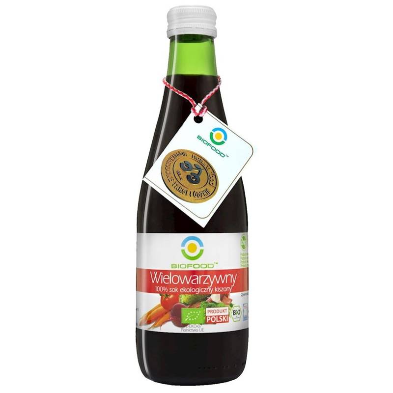 SOK WIELOWARZYWNY KISZONY NFC BEZGLUTENOWY BIO 300 ml - BIO FOOD