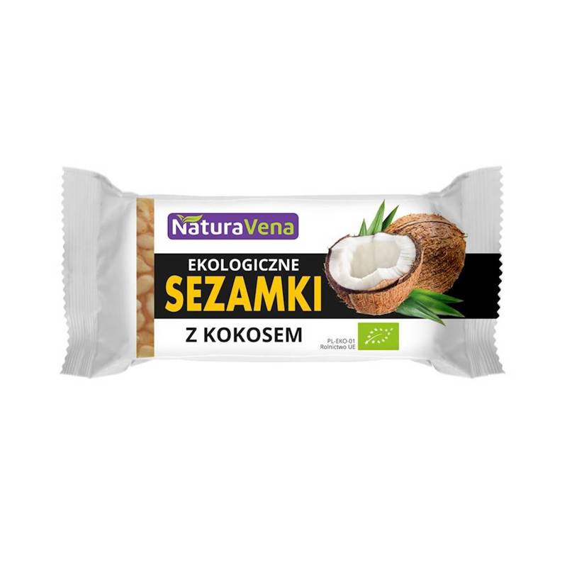 Sezamki z kokosem Bio 27 g - Naturavena