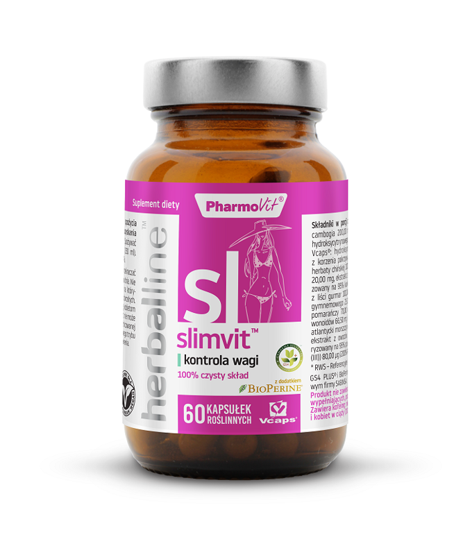 Slimvit na kontrolę wagi 60 kapsułek  29,56 g - Pharmovit ( Herballine)