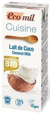Śmietanka z miąższu kokosowego Bio 200ml - Ekomil