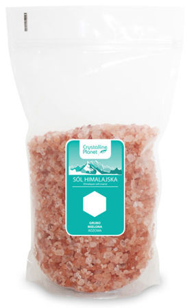 Sól himalajska różowa grubo mielona 1 kg - Crystalline