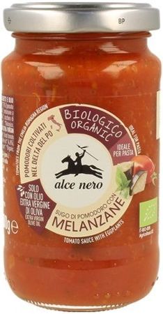 Sos pomidorowy z grillowanym bakłażanem BIO 200g- Alce Nero