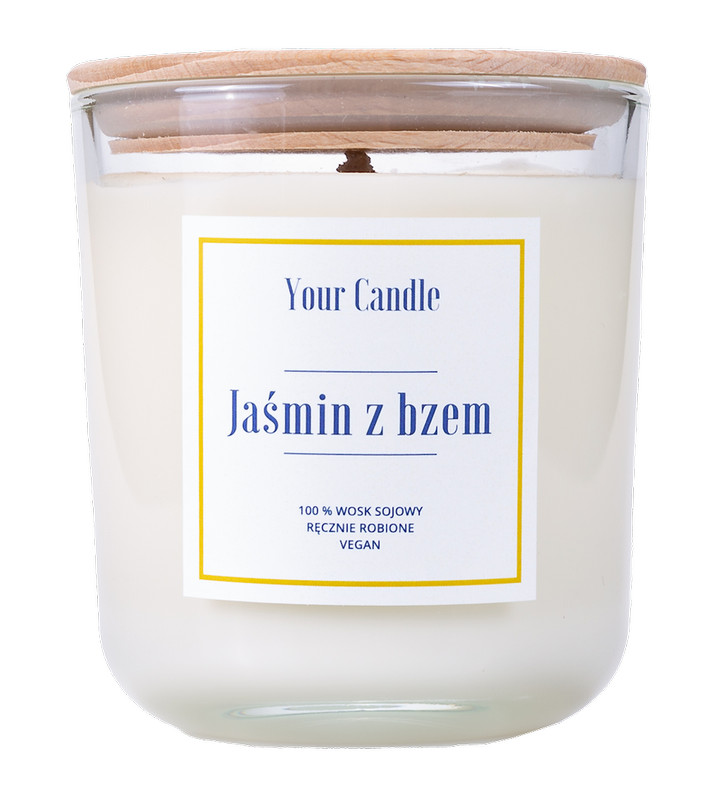 Świeca Sojowa Jaśmin z Bzem 210 ml - Your Candle