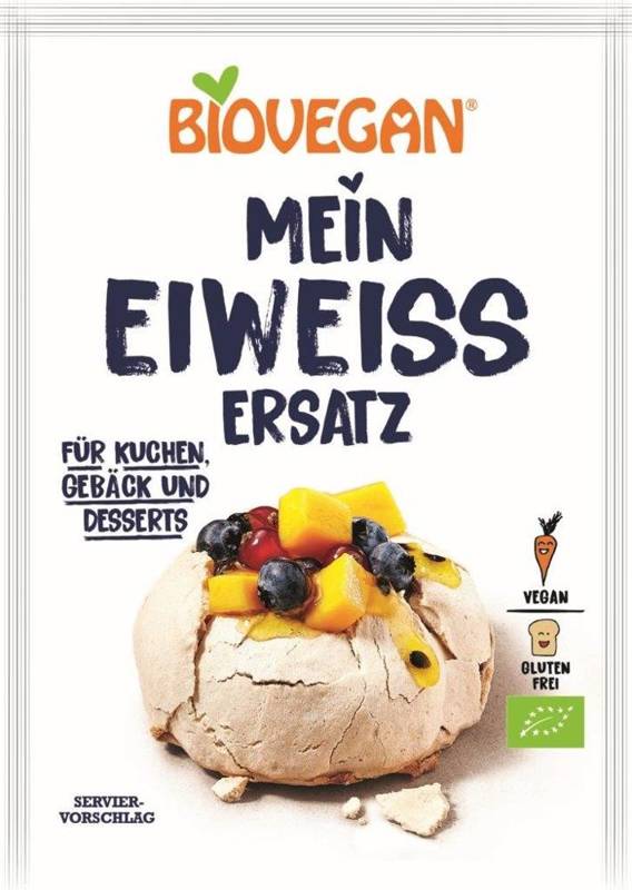 Sybstytut białka jaj w proszku wegański bezglutenowy BIO 40g - Bio Vegan 