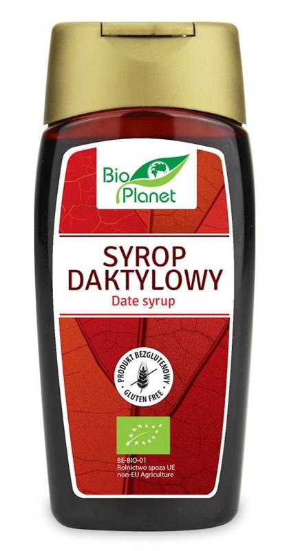 Syrop daktylowy bezglutenowy BIO 250 ml (350g) - Bio Planet