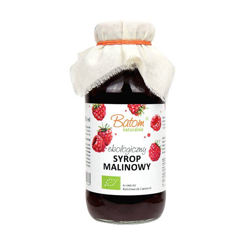 Syrop malinowy BIO 330 ml - BATOM