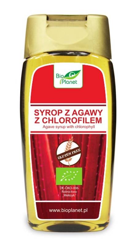 Syrop z agawy z chlorofilem Bio 250g - Bio Planet