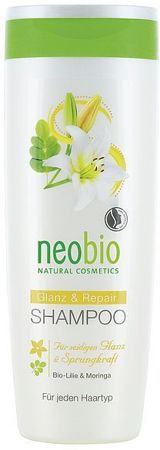 Szampon do włosów zniszczonych z wyciągiem z lilii i moringa EKO 250ml -NeoBio