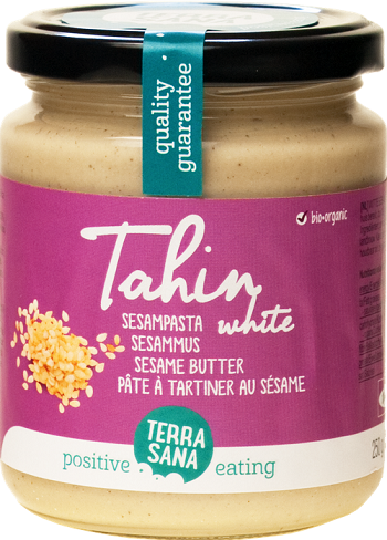 TAHINI BIAŁE (PASTA SEZAMOWA) BIO 250 g - TERRASANA