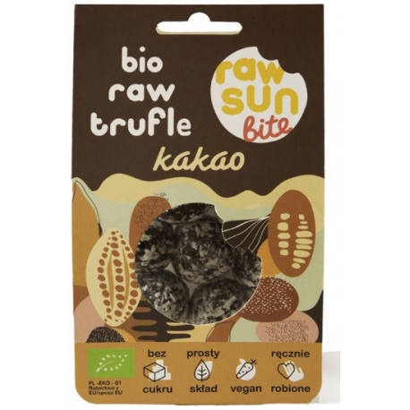 Trufle kakaowe BIO 150g - Raw Sun Bite 