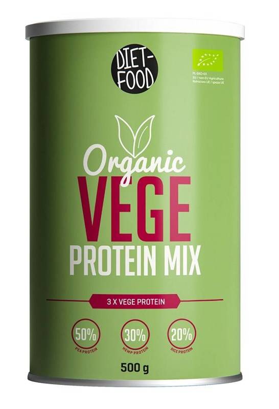 VEGE PROTEIN MIX BIO 500 g - DIET-FOOD