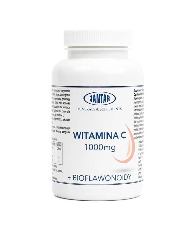 WITAMINA C 90 KAPSUŁEK (1000 mg) - JANTAR