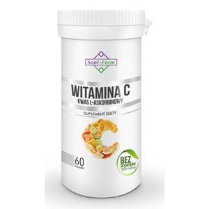 Witamina C (kwas L - askorbinowy) 60 kapsułek (800 mg) - Soul Farm