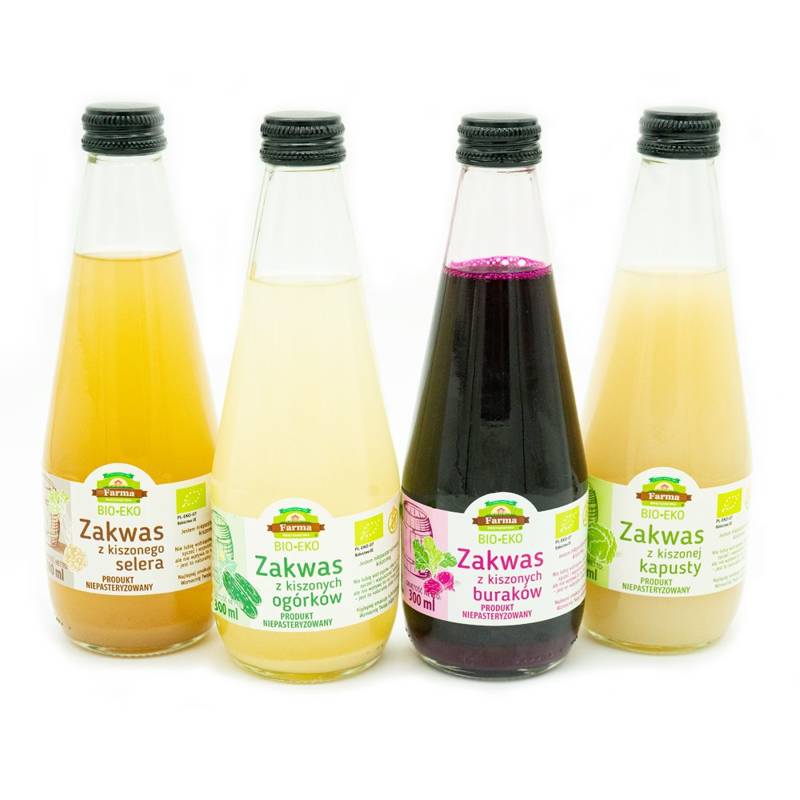 Zestaw 4 Bio zakwasów (4x300ml)