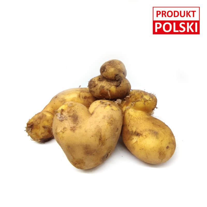 Ziemniaki ekologiczne żółte 1kg  ''nieidealne'' 