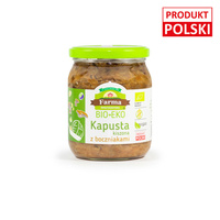 Bio kapusta kiszona z boczniakami 420g