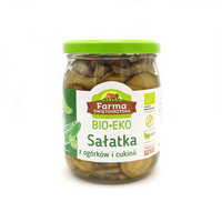 Bio sałatka z ogórków i cukinii 480g
