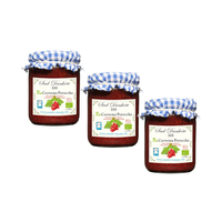Zestaw 3x Ekologiczny dżem czerwona porzeczka 260g - Sad Danków