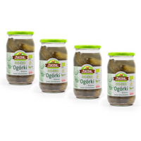 Zestaw 4x Bio ogórki kiszone niepasteryzowane 700g