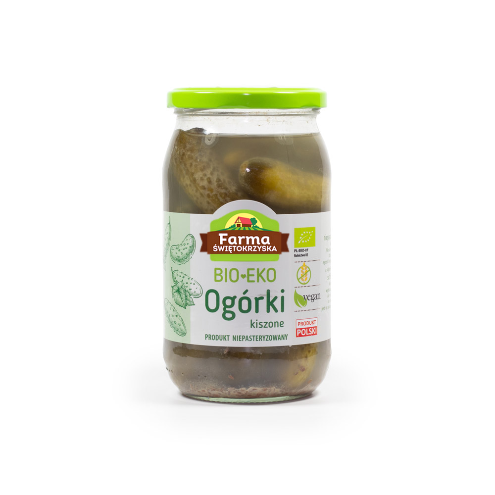 Bio ogórki kiszone niepasteryzowane 700g  #1